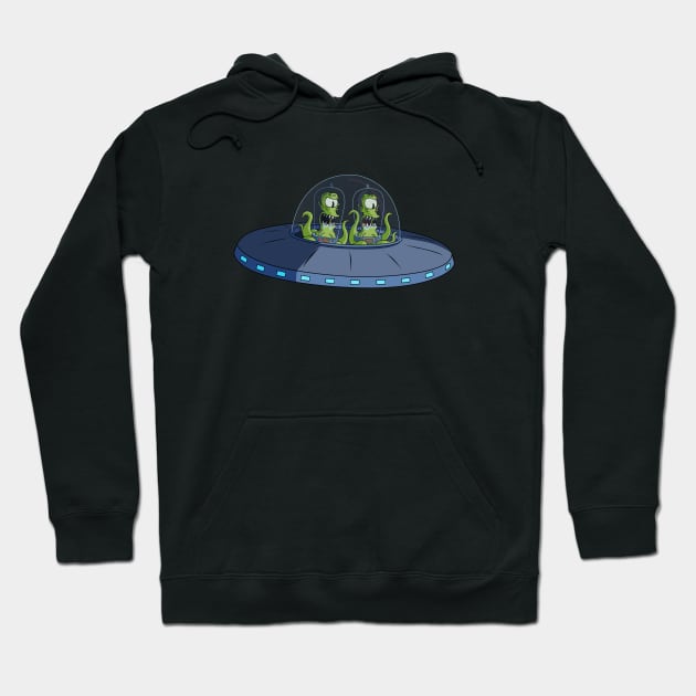 Kang and Kodos Hoodie by JamesCMarshall